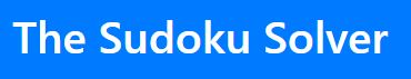 sudoku-solver